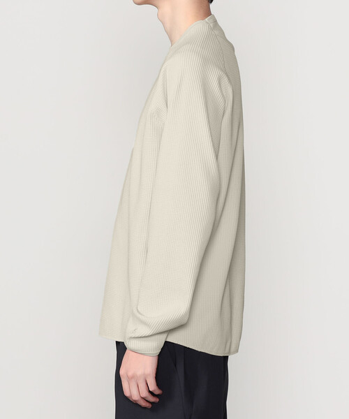 GOLDWIN（ゴールドウィン）の「Goldwin | ワッフルライト ロングスリーブTシャツ MEN（Tシャツ/カットソー・メンズ・アイボリー/ライトグリーン/グリーン・2/3）」の5枚目の写真