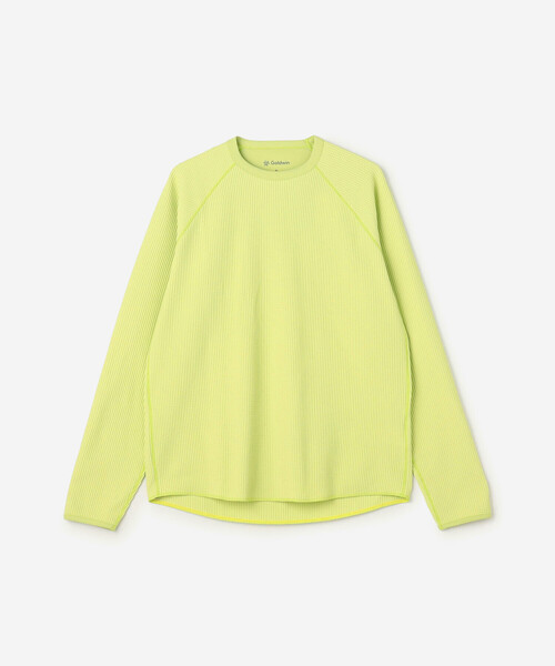 GOLDWIN（ゴールドウィン）の「Goldwin | ワッフルライト ロングスリーブTシャツ MEN（Tシャツ/カットソー・メンズ・アイボリー/ライトグリーン/グリーン・2/3）」の14枚目の写真