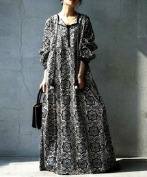 antiqua（アンティカ）の「ジャイプリ柄 ワンピース（ワンピース）」