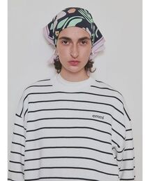 emmi（エミ）の「emmiロゴミラノリブトップス（ニット/セーター）」