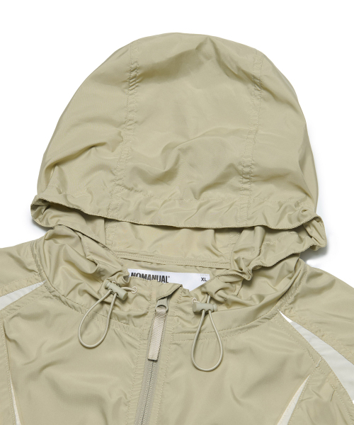 NOMANUAL(NOMANUAL)の「LIGHT SLASH JACKET - BEIGE(ナイロンジャケット・レディース・その他・SMALL/MEDIUM/LARGE/X-LARGE)」の10枚目の写真