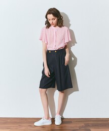 セール】ペイサージュプリントシャツワンピース（シャツワンピース