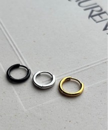 ARTIFICIAL SWEETENER（アーティフィシャル　スウィートナー）の「【 ARTIFICIAL SWEETENER 】 サージカル ステンレス フープ ピアス / 片耳用（ピアス（片耳用））」