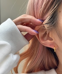 ARTIFICIAL SWEETENER（アーティフィシャル　スウィートナー）の「【 ARTIFICIAL SWEETENER 】 サージカル ステンレス フープ ピアス / 片耳用（ピアス（片耳用））」