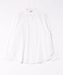 Bshop | INDIA INDUSTRY | コットンドビー バンドカラーシャツ MEN(シャツ/ブラウス)