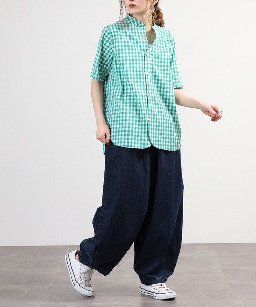 SO（エスオー）の「シャツ 半端袖（シャツ/ブラウス・レディース・ブルー系その他/グリーン系その他/キャメル・F）」の20枚目の写真