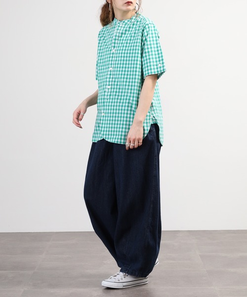 SO（エスオー）の「シャツ 半端袖（シャツ/ブラウス・レディース・ブルー系その他/グリーン系その他/キャメル・F）」の21枚目の写真