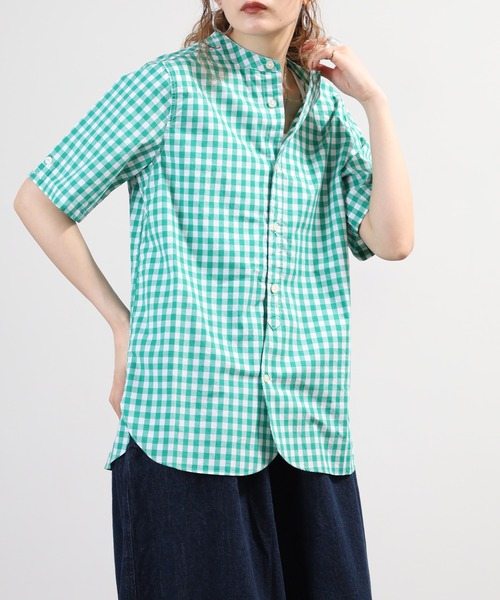 SO（エスオー）の「シャツ 半端袖（シャツ/ブラウス・レディース・ブルー系その他/グリーン系その他/キャメル・F）」の19枚目の写真