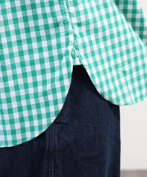 SO（エスオー）の「シャツ 半端袖（シャツ/ブラウス・レディース・ブルー系その他/グリーン系その他/キャメル・F）」の10枚目の写真