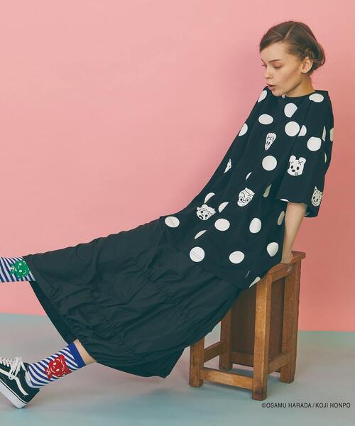 FRAPBOIS（フラボア）の「OSAMU GOODS BIG-T（Tシャツ/カットソー・レディース・ホワイト系その他/ドット・1）」の5枚目の写真