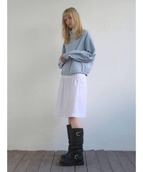 Kijun(キジュン)の「Shirring Midi Skirt White(スカート・レディース・その他・SMALL/MEDIUM)」の6枚目の写真