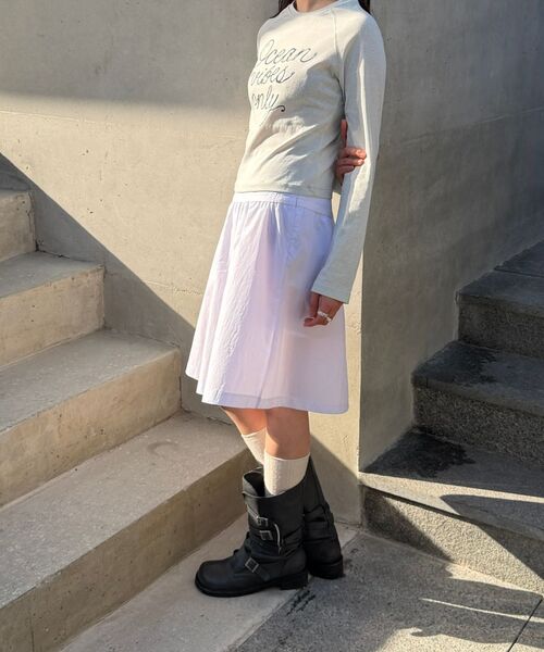 Kijun(キジュン)の「Shirring Midi Skirt White(スカート・レディース・その他・SMALL/MEDIUM)」の9枚目の写真