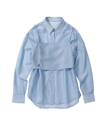 SECONDMONO（セカンドモノローグ）の「W.(SET)Sheer Shirt Bustier Set [SKYBLUE]_SEWSH002SKYBLUE（シャツ/ブラウス）」