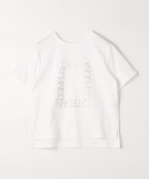 COMME CA（コムサ）の「スーピマコットンポンチ プルオーバー（Tシャツ/カットソー・レディース・ブラウン/ホワイト・9号/11号）」の10枚目の写真