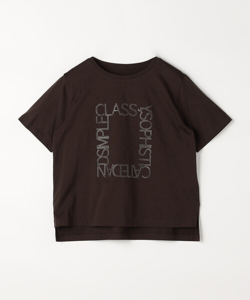 COMME CA（コムサ）の「スーピマコットンポンチ プルオーバー（Tシャツ/カットソー・レディース・ブラウン/ホワイト・9号/11号）」の11枚目の写真