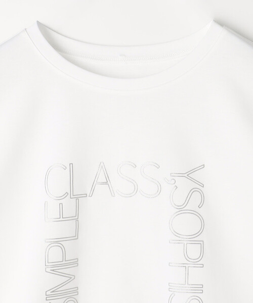 COMME CA（コムサ）の「スーピマコットンポンチ プルオーバー（Tシャツ/カットソー・レディース・ブラウン/ホワイト・9号/11号）」の14枚目の写真