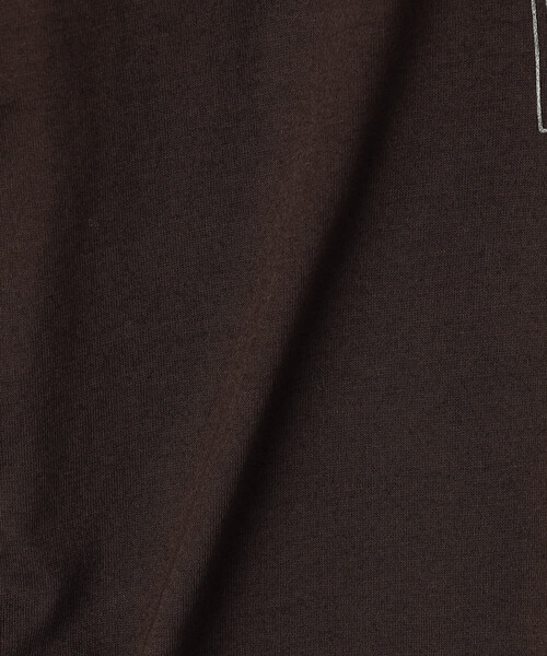 COMME CA（コムサ）の「スーピマコットンポンチ プルオーバー（Tシャツ/カットソー・レディース・ブラウン/ホワイト・9号/11号）」の20枚目の写真