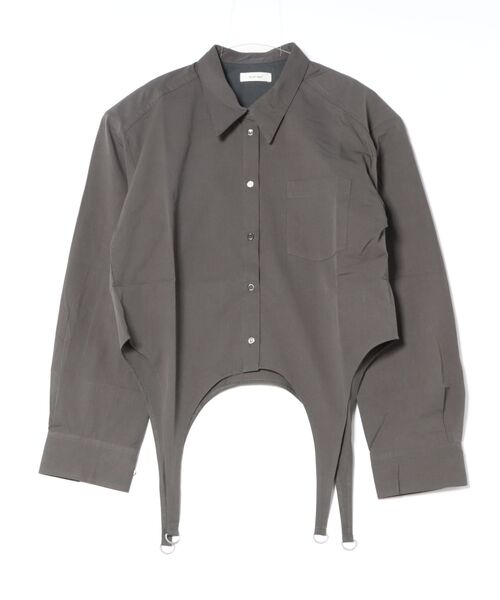 Knuth Marf（クヌースマーフ）の「Knuth Marf design overshirt（シャツ/ブラウス・レディース・グリーン/ホワイト・FREE）」の9枚目の写真