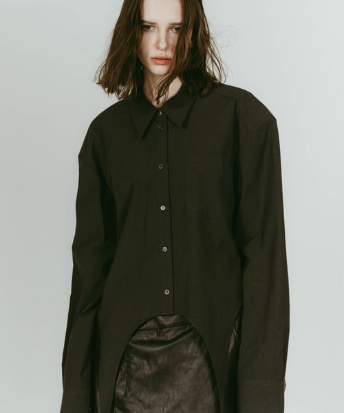 Knuth Marf（クヌースマーフ）の「Knuth Marf design overshirt（シャツ/ブラウス・レディース・グリーン/ホワイト・FREE）」の18枚目の写真