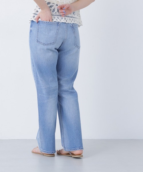 N.（N. Natural Beauty Basic）（エヌエヌナチュラルビューティーベーシック）の「【Healthy DENIM】ハイライズストレートデニムパンツ（デニムパンツ・レディース・ブルー系その他3/ブルー・MEDIUM/SMALL）」の18枚目の写真