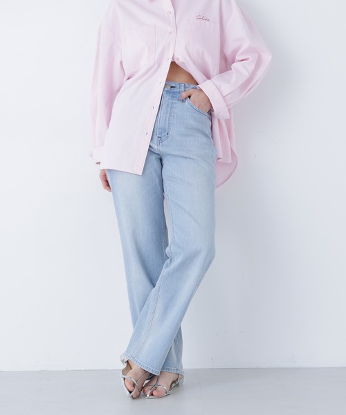 N.（N. Natural Beauty Basic）（エヌエヌナチュラルビューティーベーシック）の「【Healthy DENIM】ハイライズストレートデニムパンツ（デニムパンツ・レディース・ブルー系その他3/ブルー・MEDIUM/SMALL）」の7枚目の写真