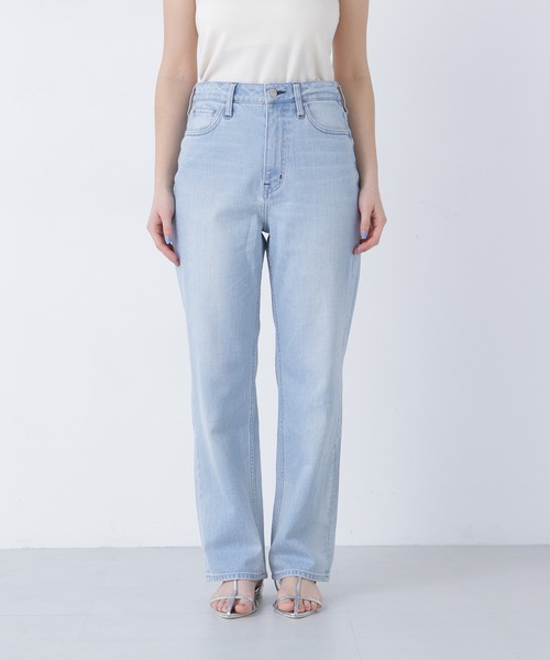 N.（N. Natural Beauty Basic）（エヌエヌナチュラルビューティーベーシック）の「【Healthy DENIM】ハイライズストレートデニムパンツ（デニムパンツ・レディース・ブルー系その他3/ブルー・MEDIUM/SMALL）」の8枚目の写真