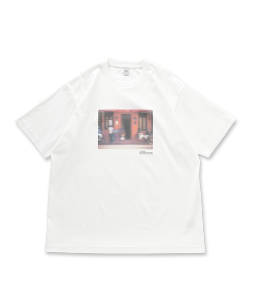 TAKEO KIKUCHI(タケオキクチ)の「マラケシュ フォト Tシャツ(Tシャツ/カットソー・メンズ・ホワイト系4/ホワイト/ホワイト系5・04/02/03)」の5枚目の写真