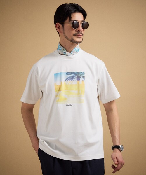 TAKEO KIKUCHI(タケオキクチ)の「マラケシュ フォト Tシャツ(Tシャツ/カットソー・メンズ・ホワイト系4/ホワイト/ホワイト系5・04/02/03)」の7枚目の写真