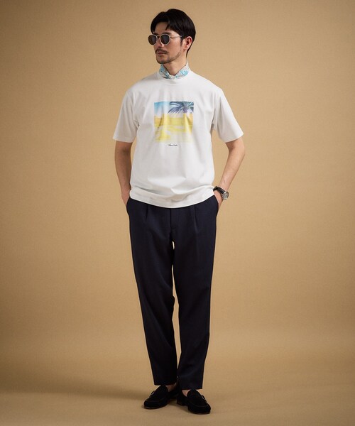 TAKEO KIKUCHI(タケオキクチ)の「マラケシュ フォト Tシャツ(Tシャツ/カットソー・メンズ・ホワイト系4/ホワイト/ホワイト系5・04/02/03)」の8枚目の写真