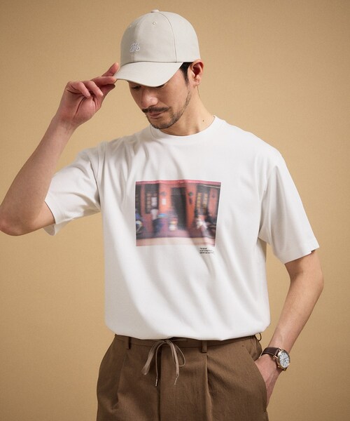 TAKEO KIKUCHI(タケオキクチ)の「マラケシュ フォト Tシャツ(Tシャツ/カットソー・メンズ・ホワイト系4/ホワイト/ホワイト系5・04/02/03)」の12枚目の写真