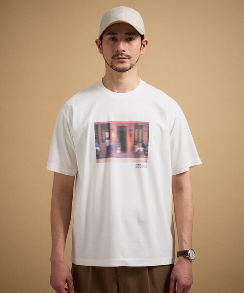 TAKEO KIKUCHI(タケオキクチ)の「マラケシュ フォト Tシャツ(Tシャツ/カットソー・メンズ・ホワイト系4/ホワイト/ホワイト系5・04/02/03)」の16枚目の写真