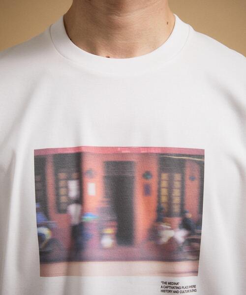 TAKEO KIKUCHI(タケオキクチ)の「マラケシュ フォト Tシャツ(Tシャツ/カットソー・メンズ・ホワイト系4/ホワイト/ホワイト系5・04/02/03)」の19枚目の写真