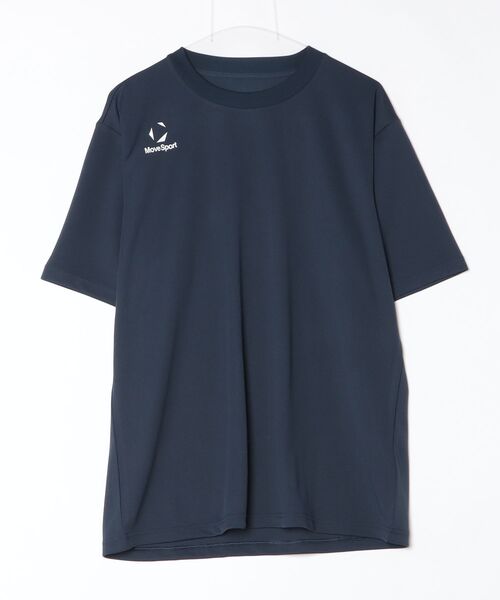 MoveSport（ムーブスポーツ）の「ムーブスポーツ  ワンポイントポロシャツ（Tシャツ/カットソー・メンズ・ホワイト/ブラック/ネイビー・M/L/LL/3L）」の7枚目の写真