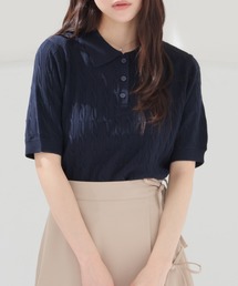 衿付ニット