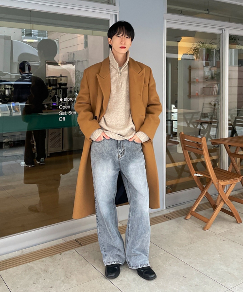 JUAN HOMME（ジュアンオム）の「リファインドワイドデニムパンツ（ビンテージダストブルー）（デニムパンツ・メンズ・その他・SMALL/MEDIUM/LARGE）」の11枚目の写真