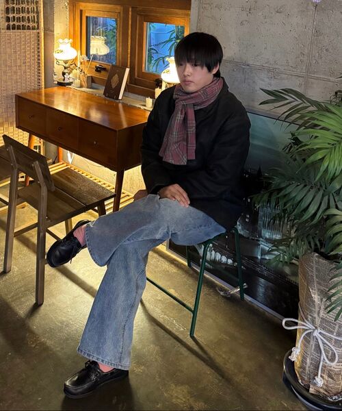 JUAN HOMME（ジュアンオム）の「リファインドワイドデニムパンツ（ビンテージダストブルー）（デニムパンツ・メンズ・その他・SMALL/MEDIUM/LARGE）」の13枚目の写真