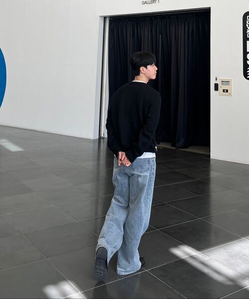 JUAN HOMME（ジュアンオム）の「リファインドワイドデニムパンツ（ビンテージダストブルー）（デニムパンツ・メンズ・その他・SMALL/MEDIUM/LARGE）」の17枚目の写真