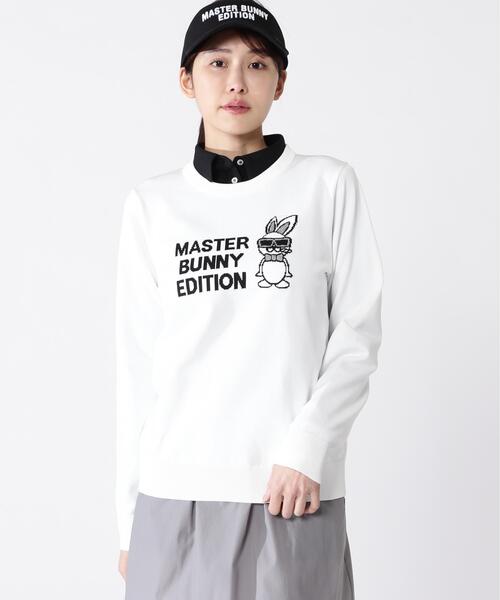 MASTER BUNNY EDITION(マスターバニーエディション)の「【SWAGGY BUNNY】クルーネックニットプルオーバー(ニット/セーター・レディース・ブラック/ホワイト・SMALL/LARGE/MEDIUM)」の8枚目の写真