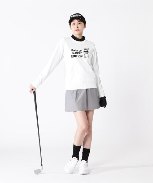 MASTER BUNNY EDITION(マスターバニーエディション)の「【SWAGGY BUNNY】クルーネックニットプルオーバー(ニット/セーター・レディース・ブラック/ホワイト・SMALL/LARGE/MEDIUM)」の6枚目の写真