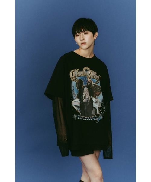Knuth Marf(クヌースマーフ)の「AI future layered t-shirt(unisex)(Tシャツ/カットソー・レディース・ブラック/グレー/ベージュ・FREE)」の8枚目の写真