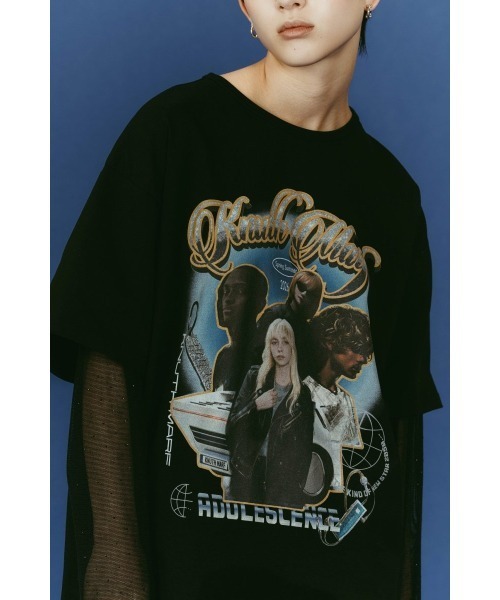 Knuth Marf(クヌースマーフ)の「AI future layered t-shirt(unisex)(Tシャツ/カットソー・レディース・ブラック/グレー/ベージュ・FREE)」の9枚目の写真