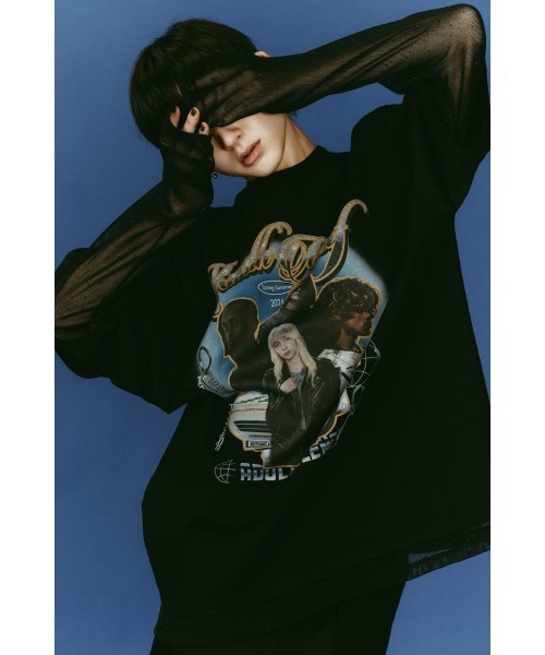 Knuth Marf(クヌースマーフ)の「AI future layered t-shirt(unisex)(Tシャツ/カットソー・レディース・ブラック/グレー/ベージュ・FREE)」の10枚目の写真
