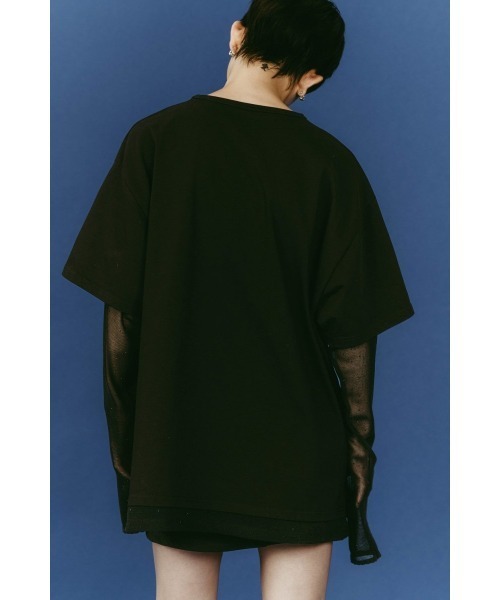 Knuth Marf(クヌースマーフ)の「AI future layered t-shirt(unisex)(Tシャツ/カットソー・レディース・ブラック/グレー/ベージュ・FREE)」の11枚目の写真
