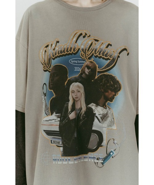Knuth Marf(クヌースマーフ)の「AI future layered t-shirt(unisex)(Tシャツ/カットソー・レディース・ブラック/グレー/ベージュ・FREE)」の18枚目の写真