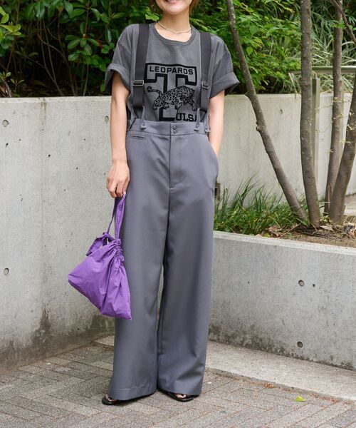 追加 TEE×サスペンダーパンツ2点SET 一部店舗+WEB限定（スラックス