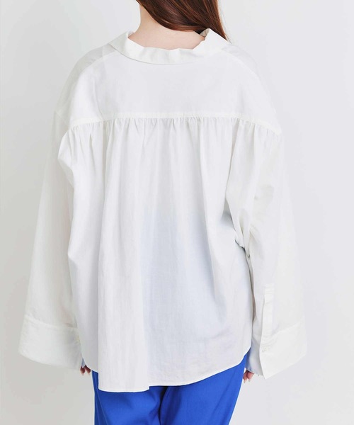 PICCIN(ピッチン)の「オーバーシャツ(シャツ/ブラウス・レディース・ブラック/オフホワイト・M)」の20枚目の写真