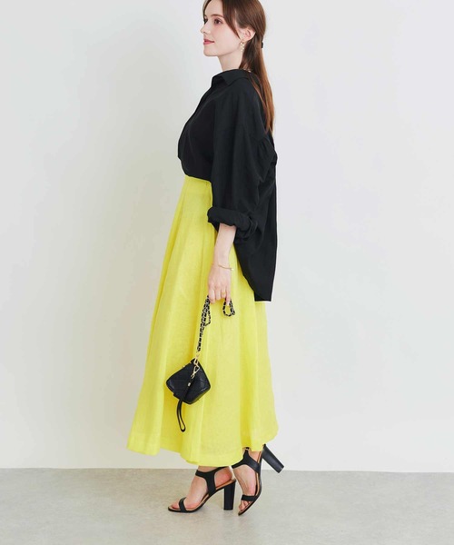 PICCIN(ピッチン)の「オーバーシャツ(シャツ/ブラウス・レディース・ブラック/オフホワイト・M)」の15枚目の写真