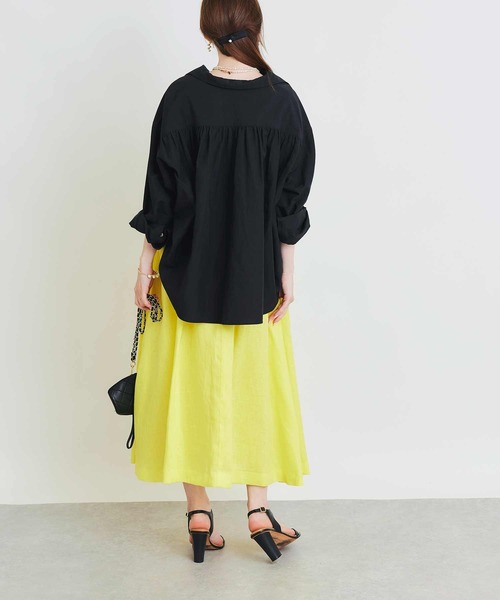 PICCIN(ピッチン)の「オーバーシャツ(シャツ/ブラウス・レディース・ブラック/オフホワイト・M)」の16枚目の写真