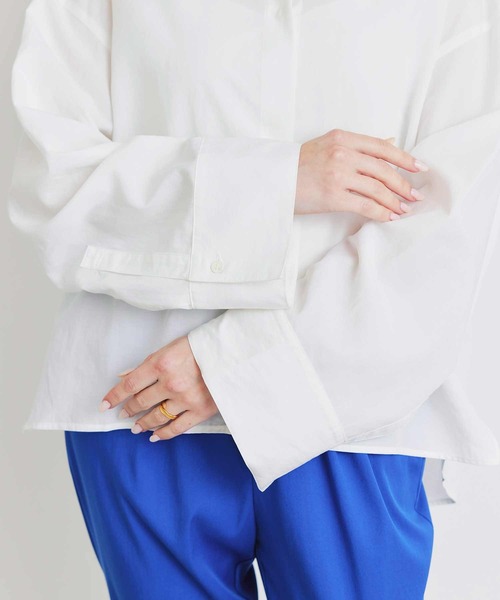 PICCIN(ピッチン)の「オーバーシャツ(シャツ/ブラウス・レディース・ブラック/オフホワイト・M)」の18枚目の写真