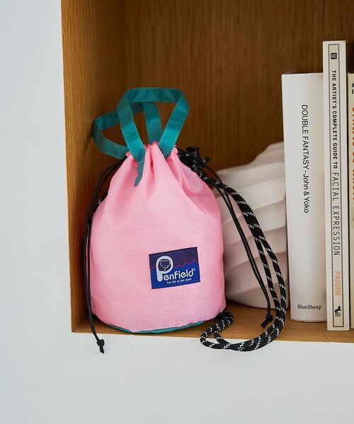 coen(コーエン)の「【PenField(ペンフィールド)別注】ドロストミニショルダーバッグ(ショルダーバッグ・レディース・ブラック/ピンク/イエロー/パープル・FREE)」の4枚目の写真